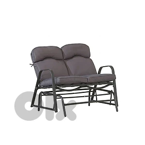 Outdoor Padded Double Glider Rocking Chair - كرسي هزاز مزدوج مبطن