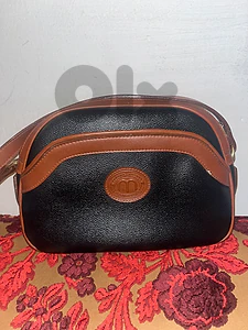 Vintage Authentic Montorvano 90s Camera-Style Bag with Mirror