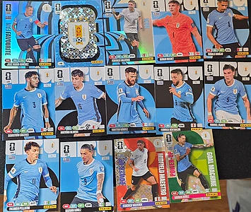 Panini XL Uruguay 12-Card Bundle - Midfield Maestro & Goal Machine