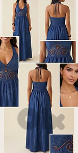 Denim dress