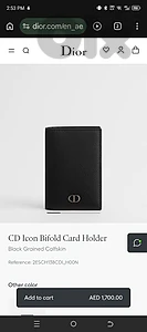 Dior By.Fold Carsholder