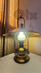 Pair of Elegant Vintage Copper Lamps