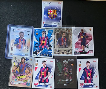 FC Barcelona Match Attax Curation Lot • 9 Cards