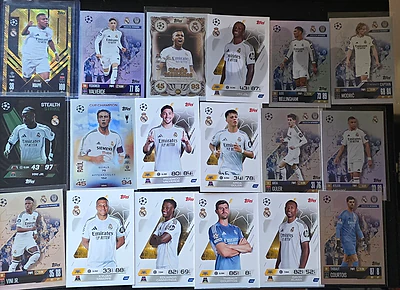 Topps Match Attax Real Madrid Mega Lot (16 Cards