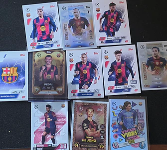 Topps Match Attax FC Barcelona Lot (10 Cards)