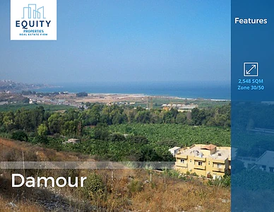 2548 SQM Land For Sale In Damour With Sea View #RH468220