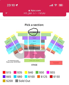 3 tickets marilyne naaman july 17 forum de beirut