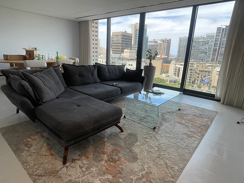 Modern Dark Grey sofa 6 seater Lshaped