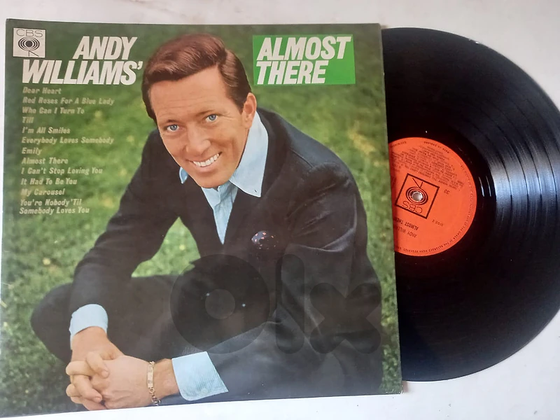 Andy Williams' Almost There vinyl LP