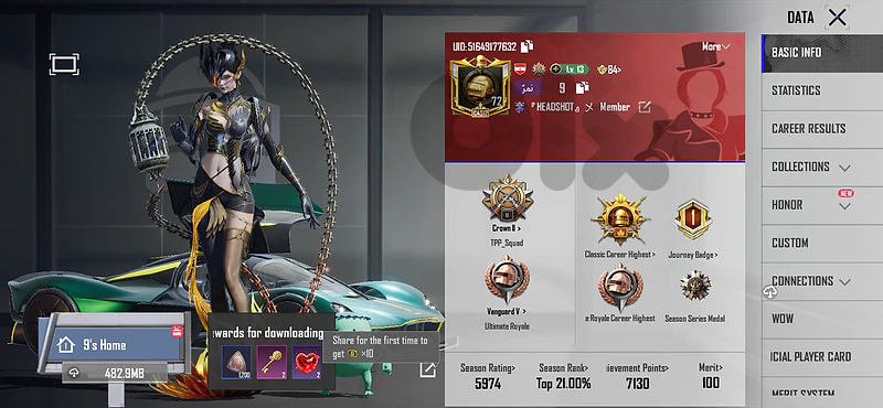 حساب ببجي للبيع account pubg for sell