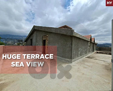Sea view, Huge terrace, prime area, Betchay, Baabda/بتشاي REF#HY137504