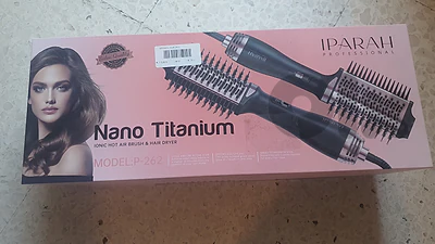 IPARAH Professional Nano Titanium Hot Air Brush & Hair Dryer