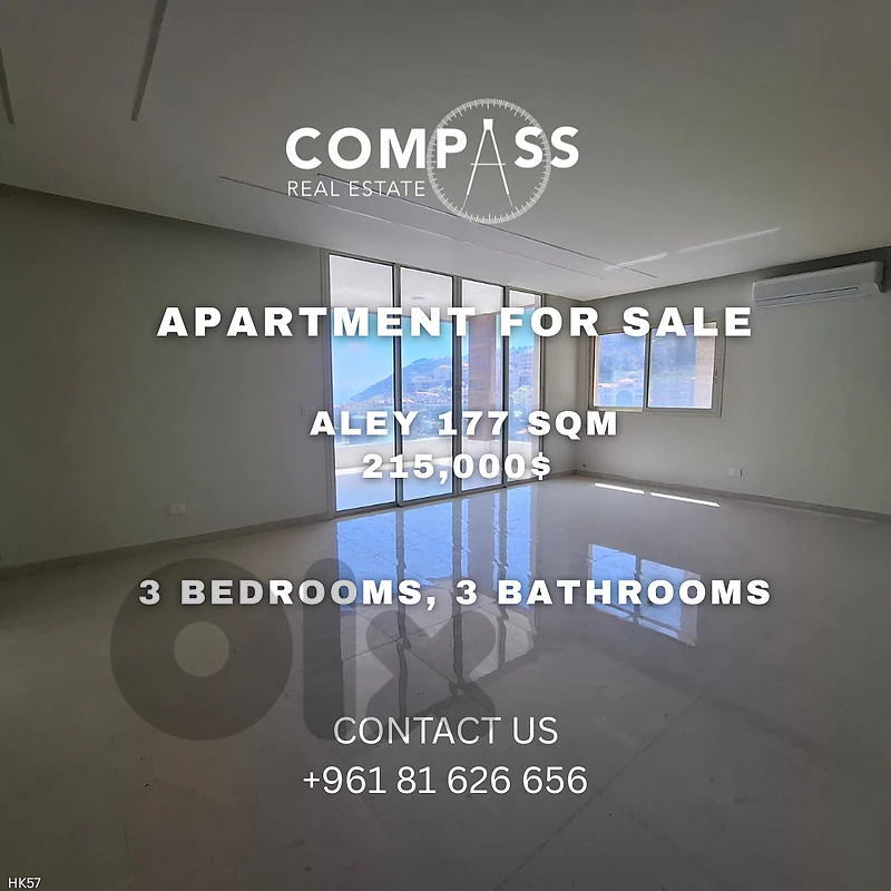 Apartment in Aley for sale