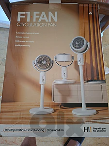 rechargeable desk fan