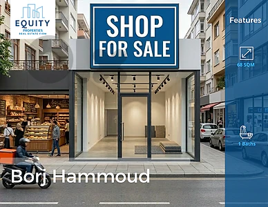 68 SQM Shop For Sale In Borj Hammoud Great Location #JS472195