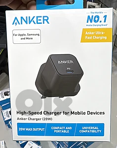 Anker Powerport III cube  20w usb-c 3 pin adapter A2149k12