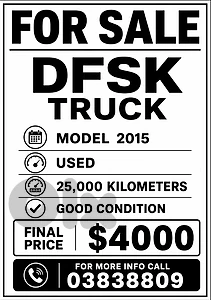 DFSK truck for sale DFSK truck for sale