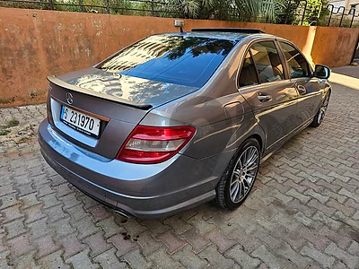mercedes benz C300 silver 2008