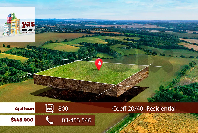 Ajaltoun 800m2 | Land | Residential | Prime Location | WA