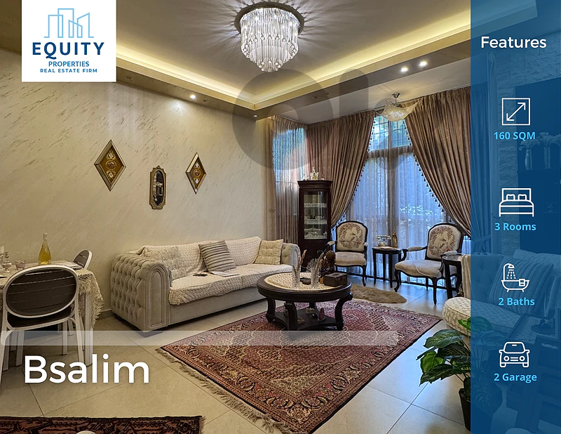 160 SQM Apartment With Terrace For Sale In Bsalim شقة للبيع #RH47350