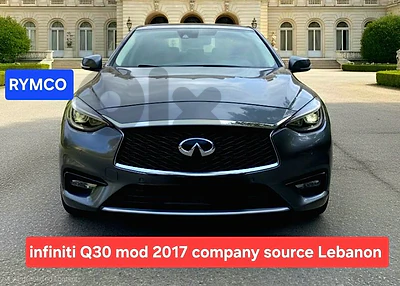 2017 Infiniti Q 30  company source Lebanon 87000 kilometers only