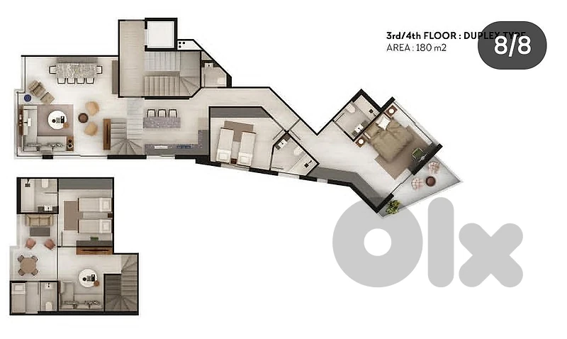 180SQM DUPLEX in Fanar for sale| Payment Facilities