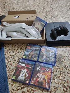 ps4 with vr gun 5 cd 1 control
