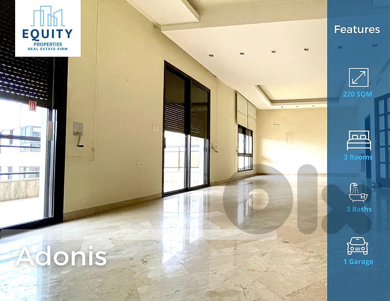 220 SQM Apartment For Rent In Adonis شقة للإيجار #RK48027