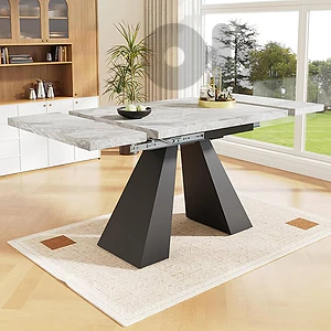 Extendable Dining Table, Space-Saving