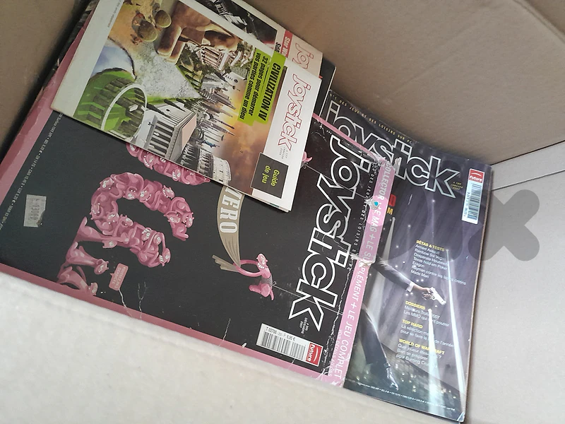 a box of 48 JOYSTICK pc and console magazine v.good condition