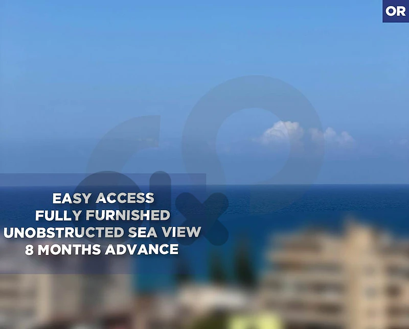 fully furnished, unobstructed sea view,Khaldeh, Aley/خلدة REF#OR137570