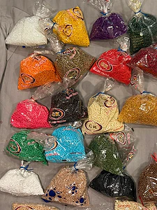 Large Premium Bead Collection – Over 12 KG of Glass Beads + Heishi Bea