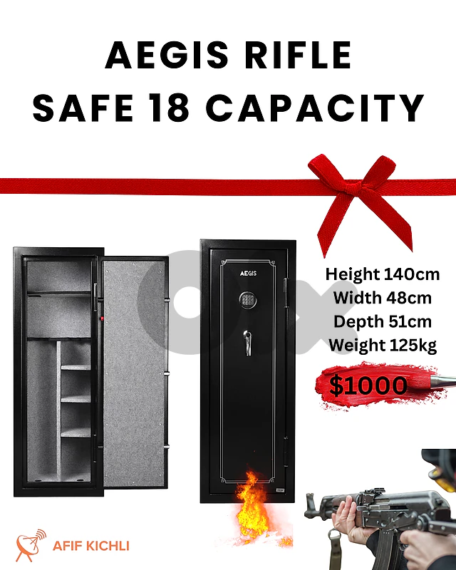 Aegis 18 Riffles Safe Box 125kg
