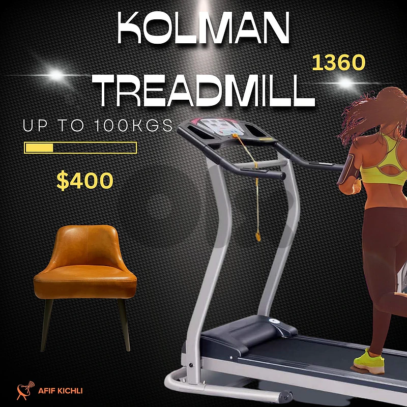 Kolman Treadmill 2HP كفالة شركة