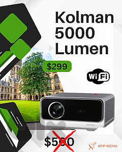 Kolman Projectors 5000 Lumens Kolman Projectors 5000 Lumens