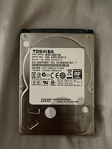 Toshiba 1TB 2.5-inch SATA hard drive