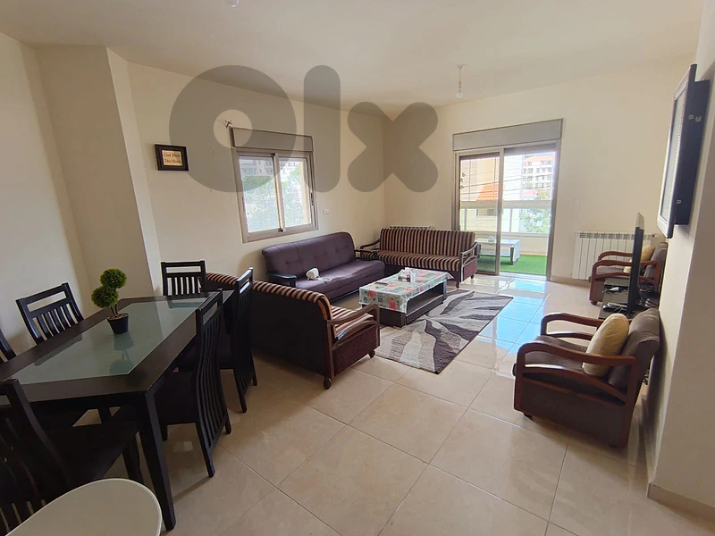 Semi furnished Spacious Apartment for rent in Douwar, Mar Moussa.