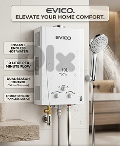 gas water heater EVICO italian brand سخان ماي غاز