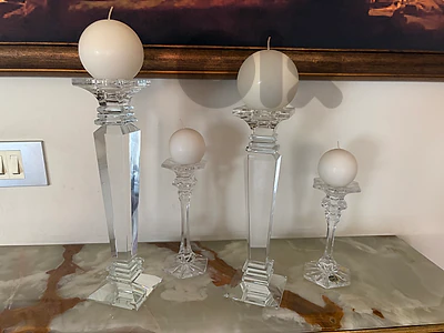 crystal candle holder crystal candle holder