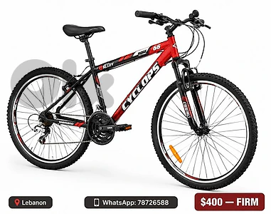 Cyclops Ridge 66 MTB — Australian Brand — 26" Shimano — 400$ Firm