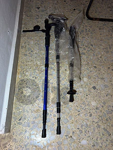 3 hiking sticks