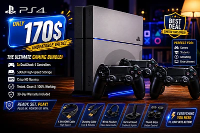 ps4 with 2 controllers