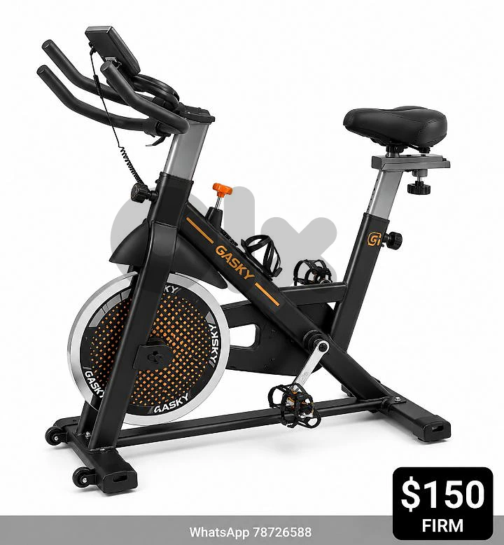 Gasky Spinning Bike Heavy Duty With Screen 150$ Firm