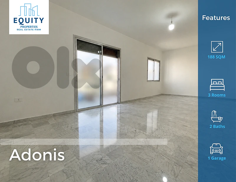188 SQM Apartment For Sale In Adonis شقة للبيع #RK48227