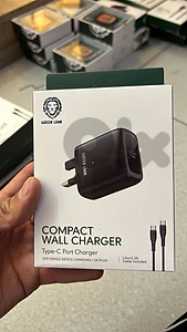 Green lion compact wall charger type-c port charger