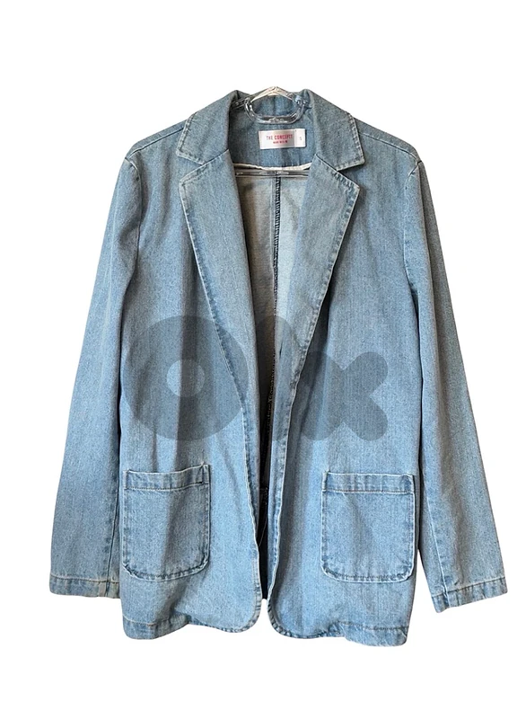 Oversized Denim Blazer