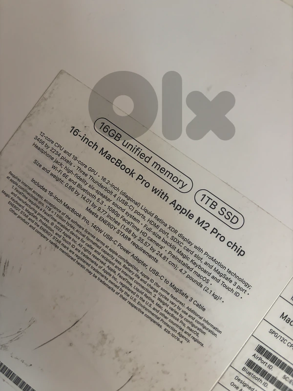 macbook m2 pro 16inch