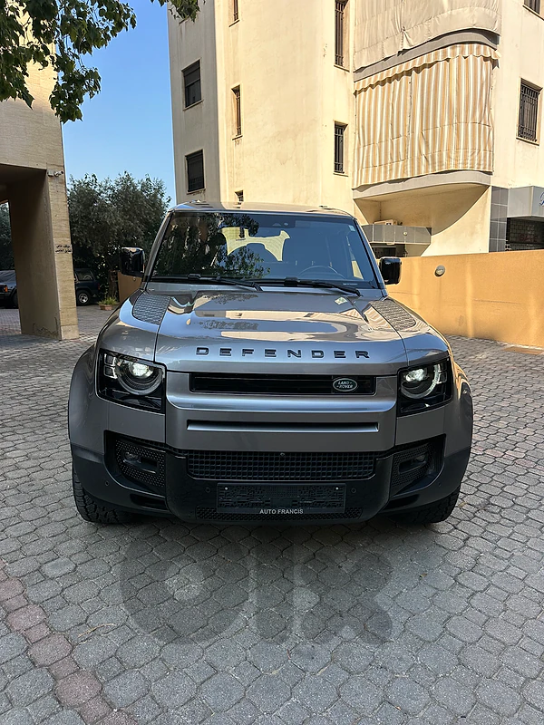 Land Rover Defender P 400 2021 gray on black (clean carfax-63000 miles)