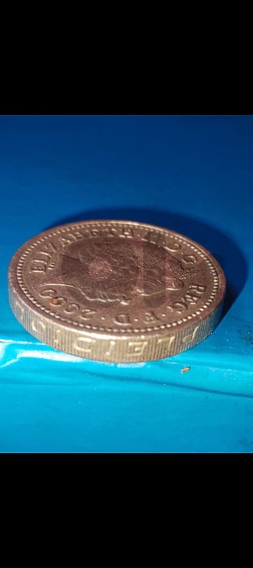 old coin error 1 pound Welsh
