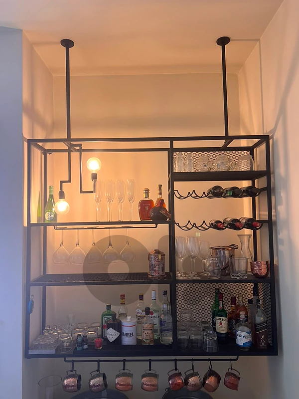 Bar with lighting